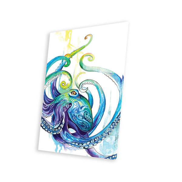 Dovecove Octopus On Plastic / Acrylic by Katy Print Wayfair